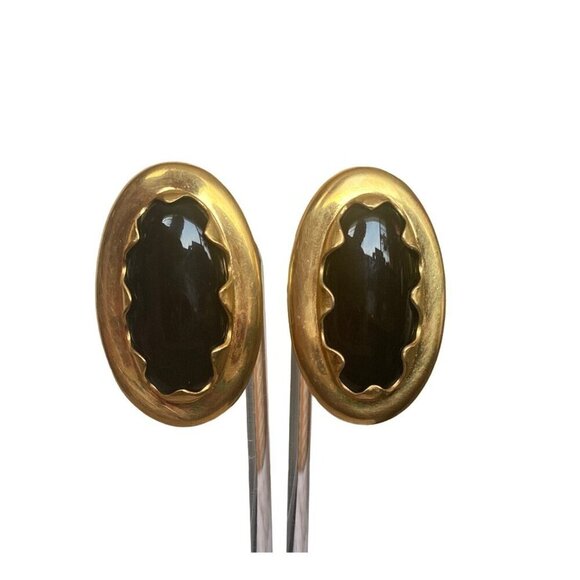 Anne Klein couture black and gold-tone statement pieces set‎ OS - Picture 5 of 16